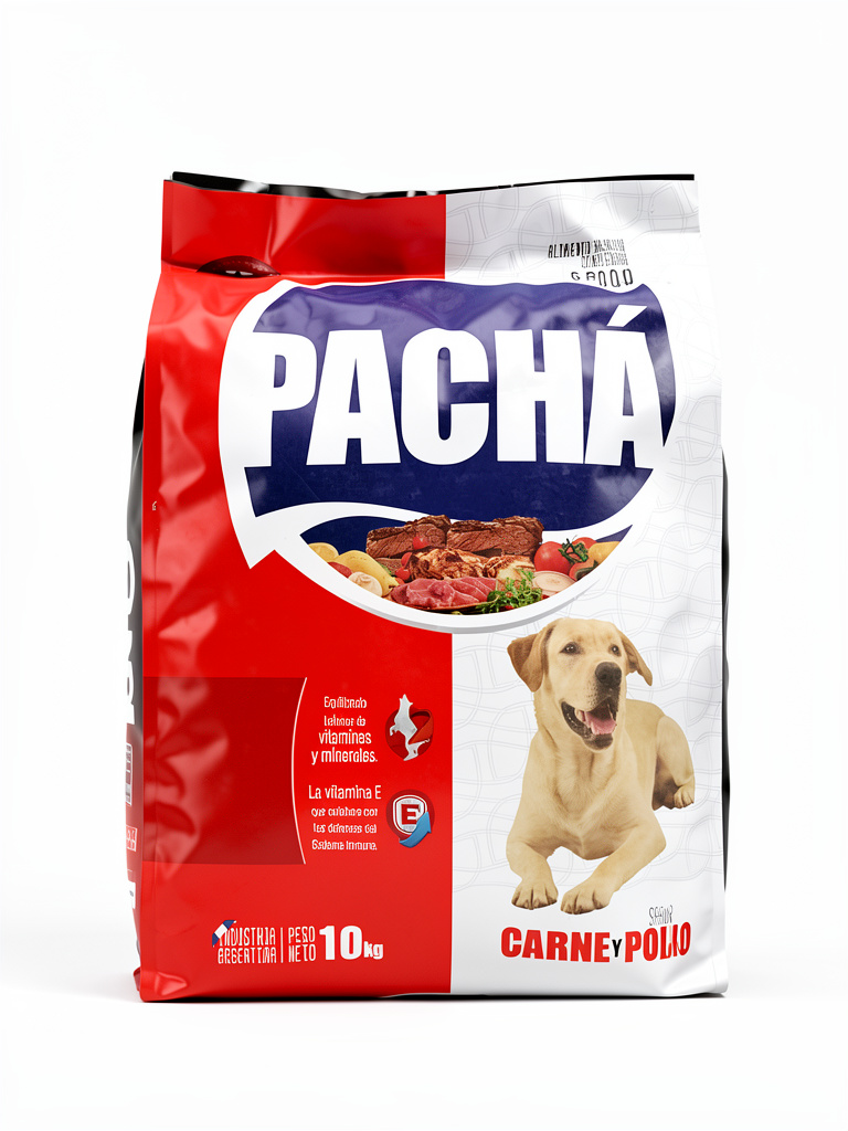 Pacha Carne Perro Adulto 10 Kg.