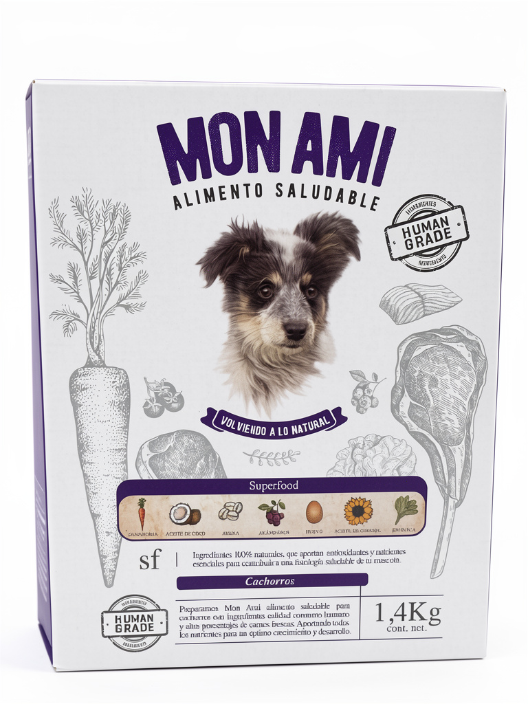 Mon Ami Human Grade Cachorro 1,4 Kg