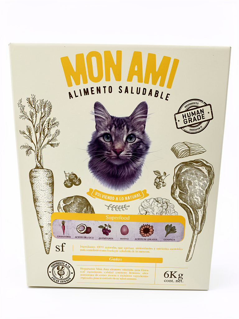 Mon Ami Human Grade Gato 6 Kg.