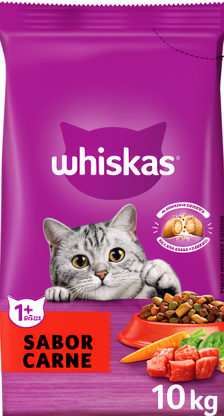 Whiskas Carne Gato 10 Kg.