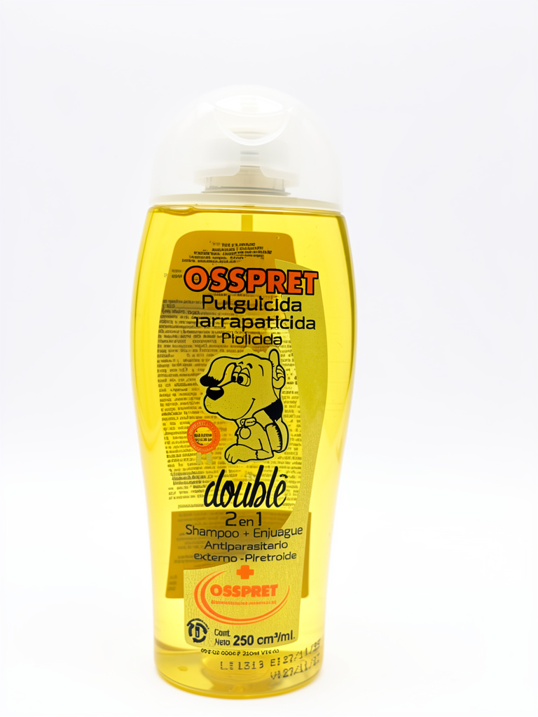 SHAMPOO OSSPRET PULGUICIDA GARRAPATICIDA (2 EN 1)