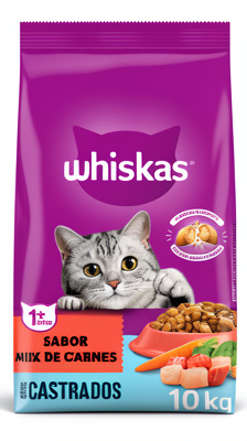Whiskas Castrado Gato 10 Kg.