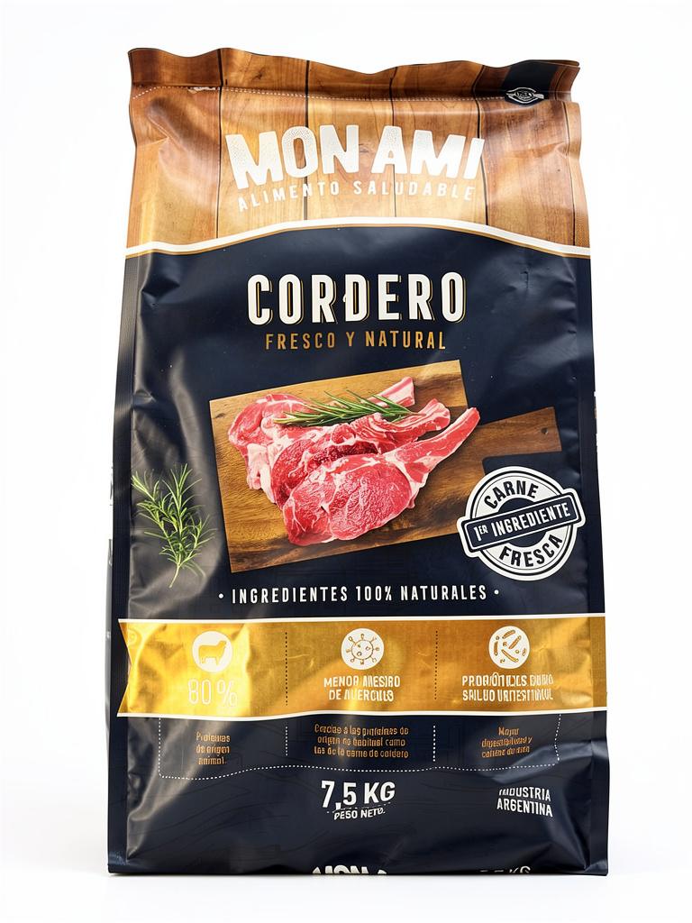 Mon Ami A. Natural Cordero 7,5 Kg.