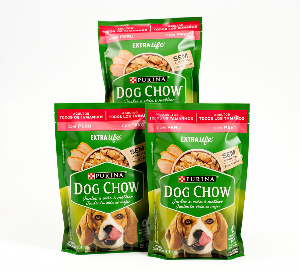 Pouch Dog Chow C/Pavo
