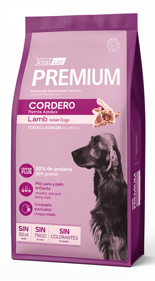 Vital Can Premium Cordero 20 Kg.