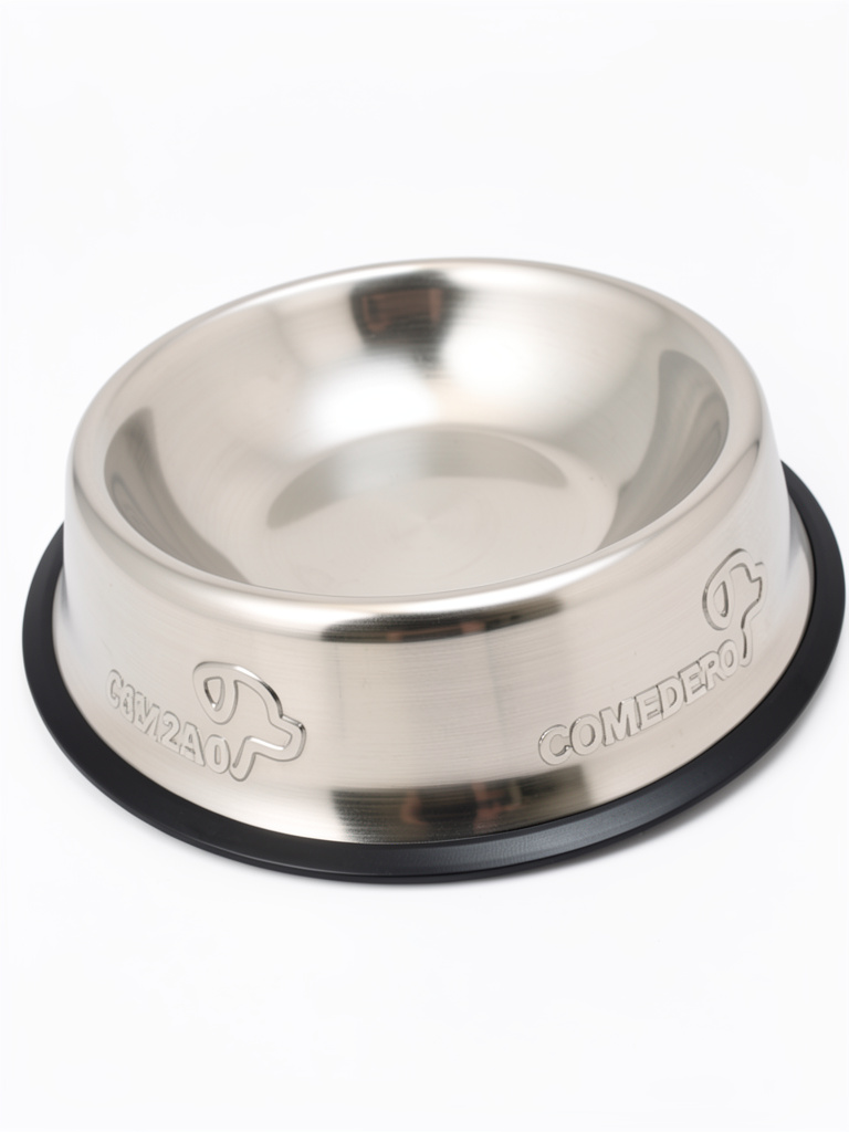 COMEDERO ACERO 22 cm