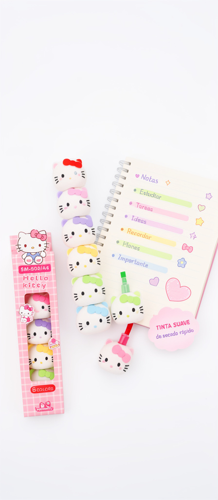 Resaltadores de colores de niñas SANRIO
