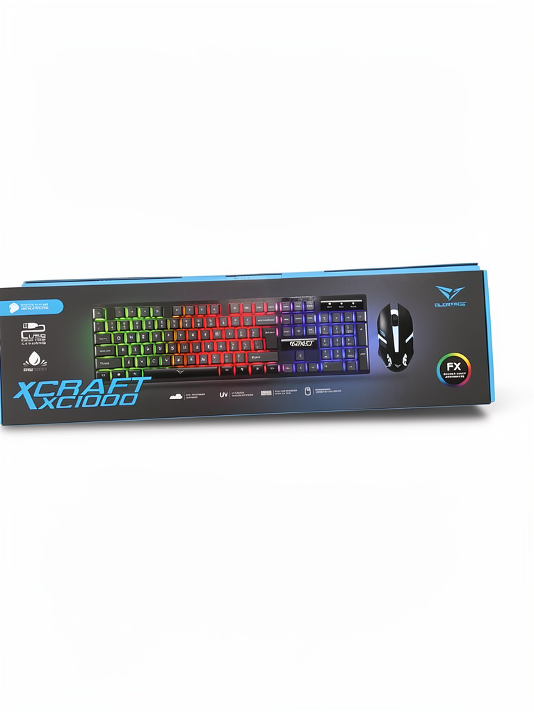 Combo mouse y teclado Xcraftxc1000 NEGRO