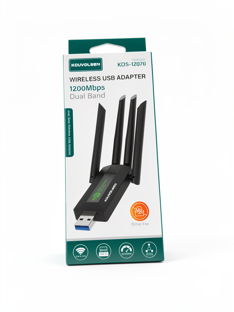 Adaptador WiFi 1200mbps dual band