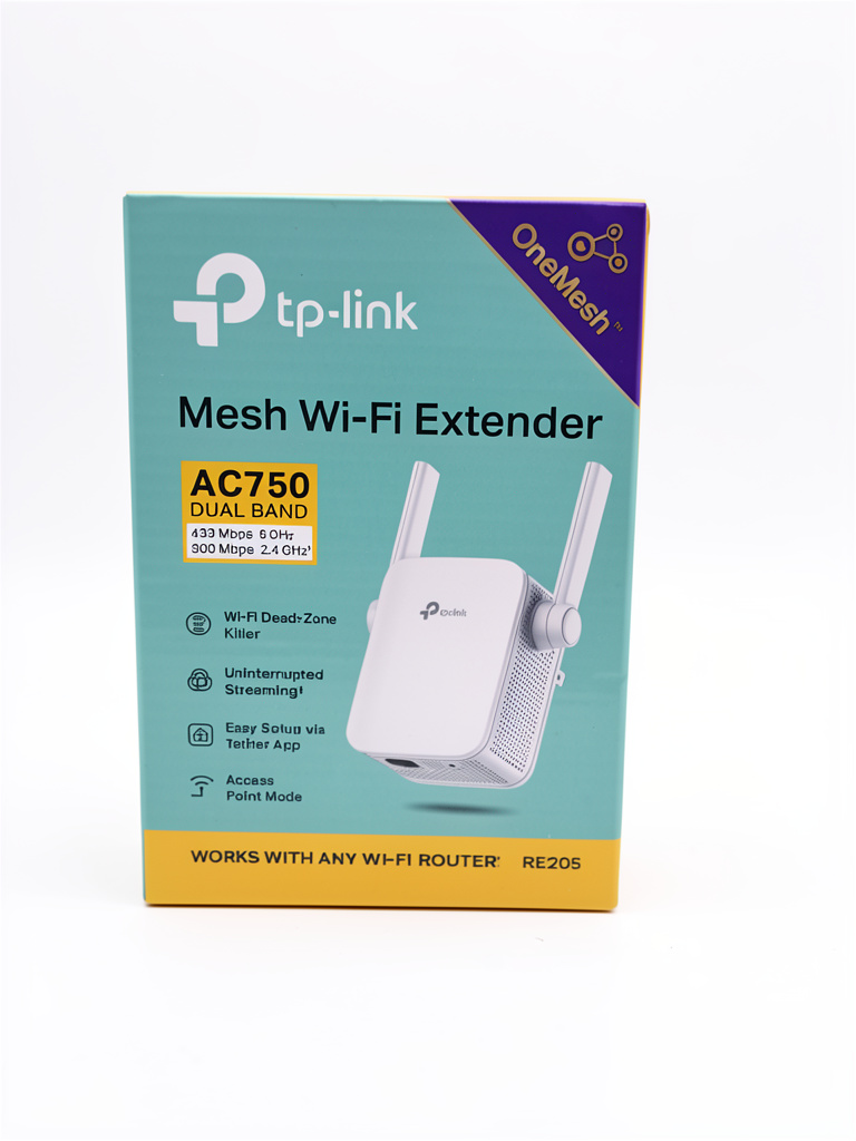 Extensor de WiFi Tp link AC750. RE205