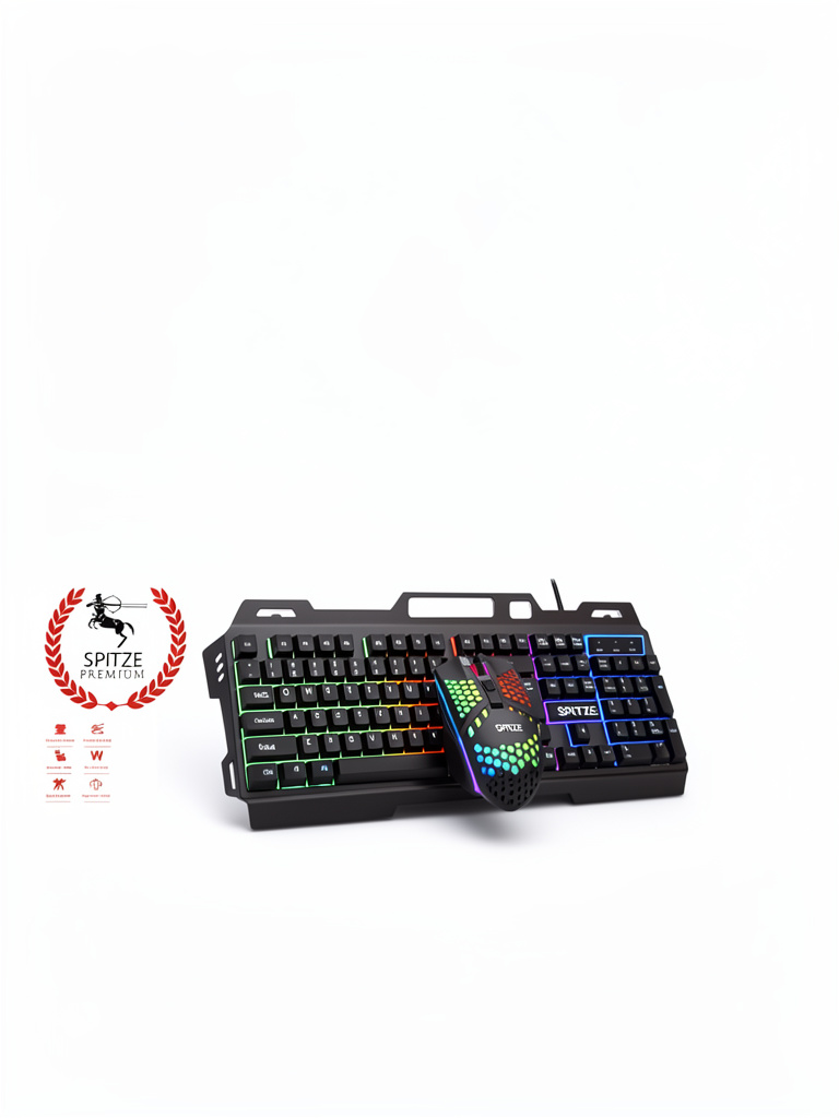 Combo mouse y teclado gamer spitze t750