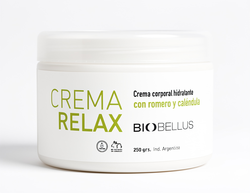 Biobellus Crema relax con romero y calendula x 500ml