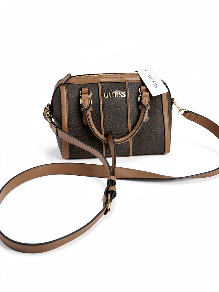 Bolso pequeño café Guess