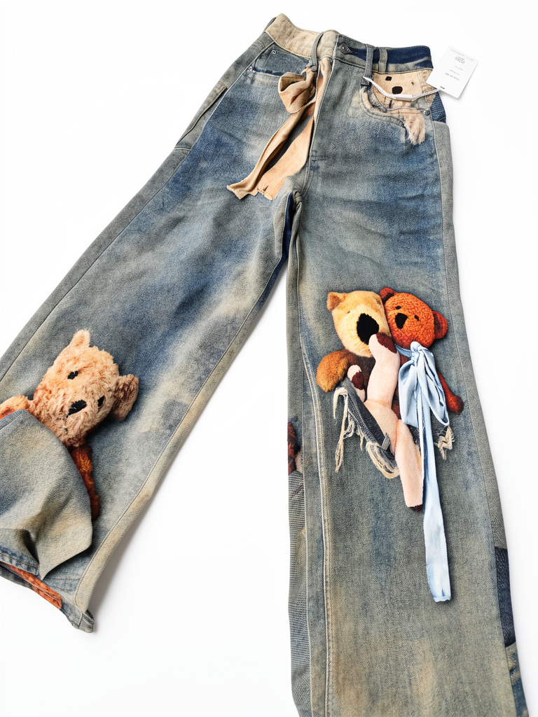 Pantalón de mezclilla de osos