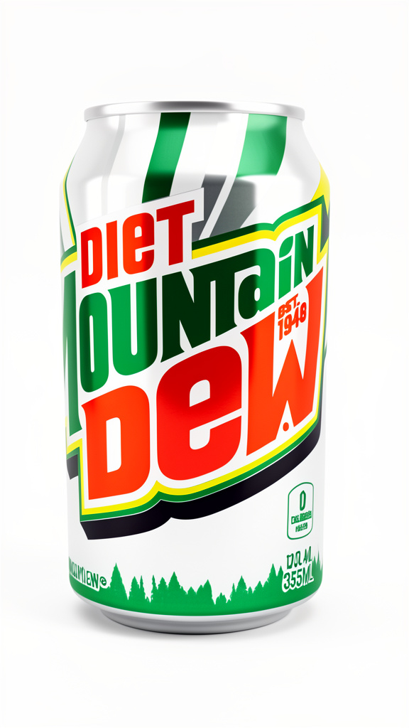 SODA MOUNTAIN DEW DIET 355ML