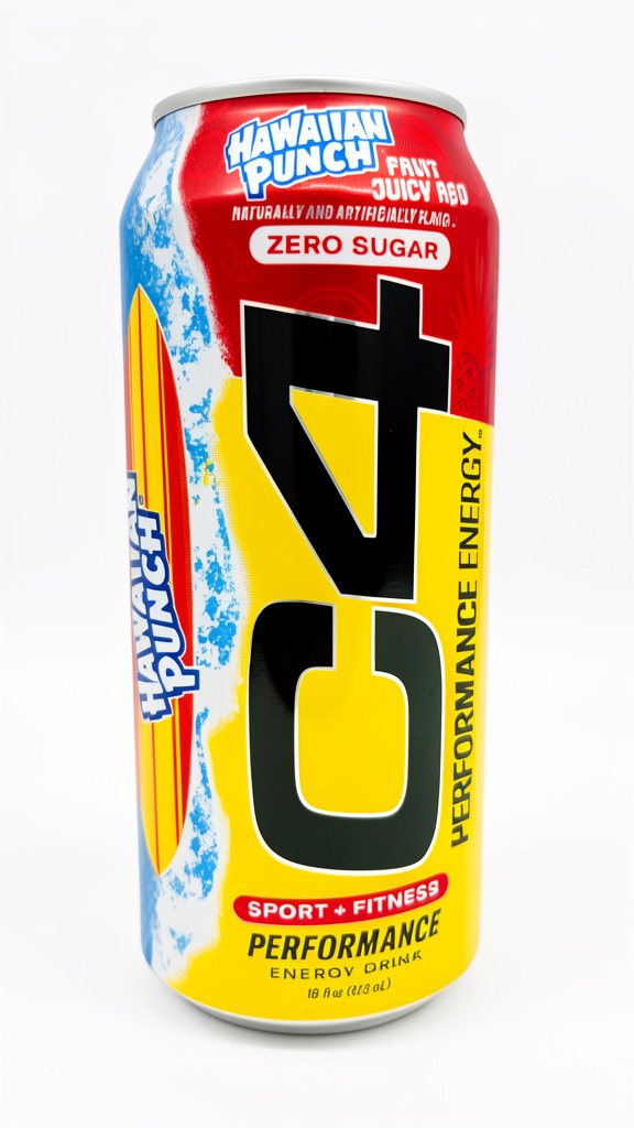 BEBIDA ENERGIZANT C4 ENERGY HAWAIIAN PUNCH ZERO SUGAR 473ML