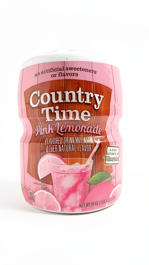 BEBIDA EN POLVO COUNTRY TIME PINK LIMONADE 538GR