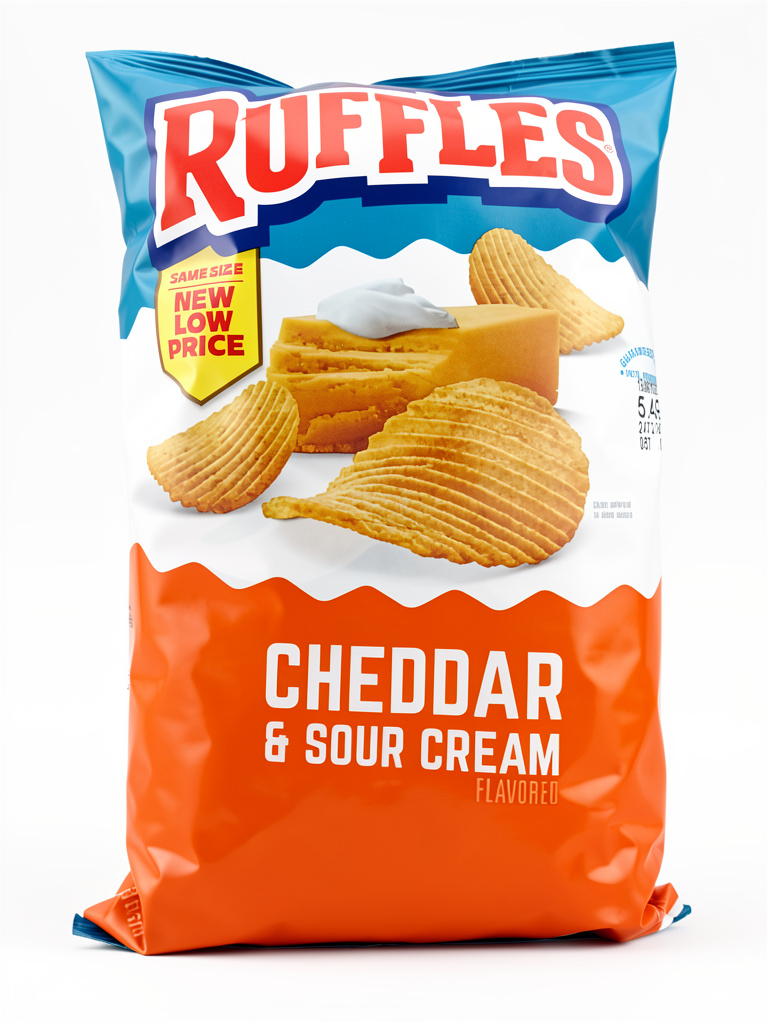RUFFLES CHEDDAR & SOUR CREAM 226GR