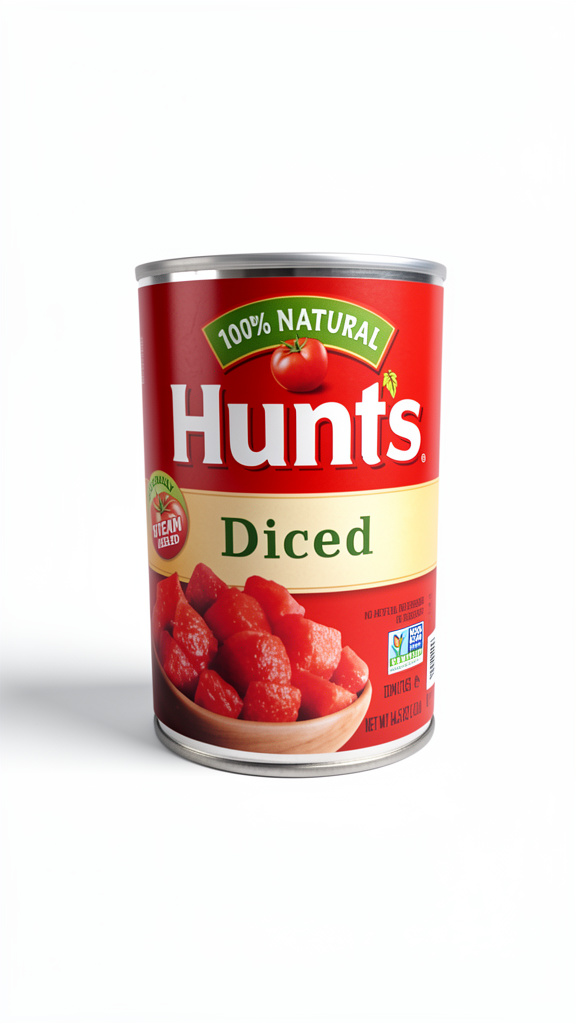TOMATE EN CUBO HUNTS DICED 411GR