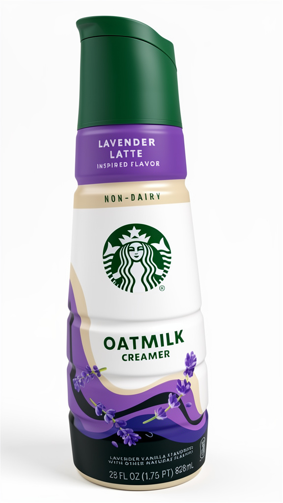 CREMA DE CAFE STARBUCK LAVENDER LATTE 828ML