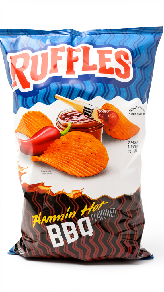 RUFFLES FLAMIN HOT BBQ 226.8GR