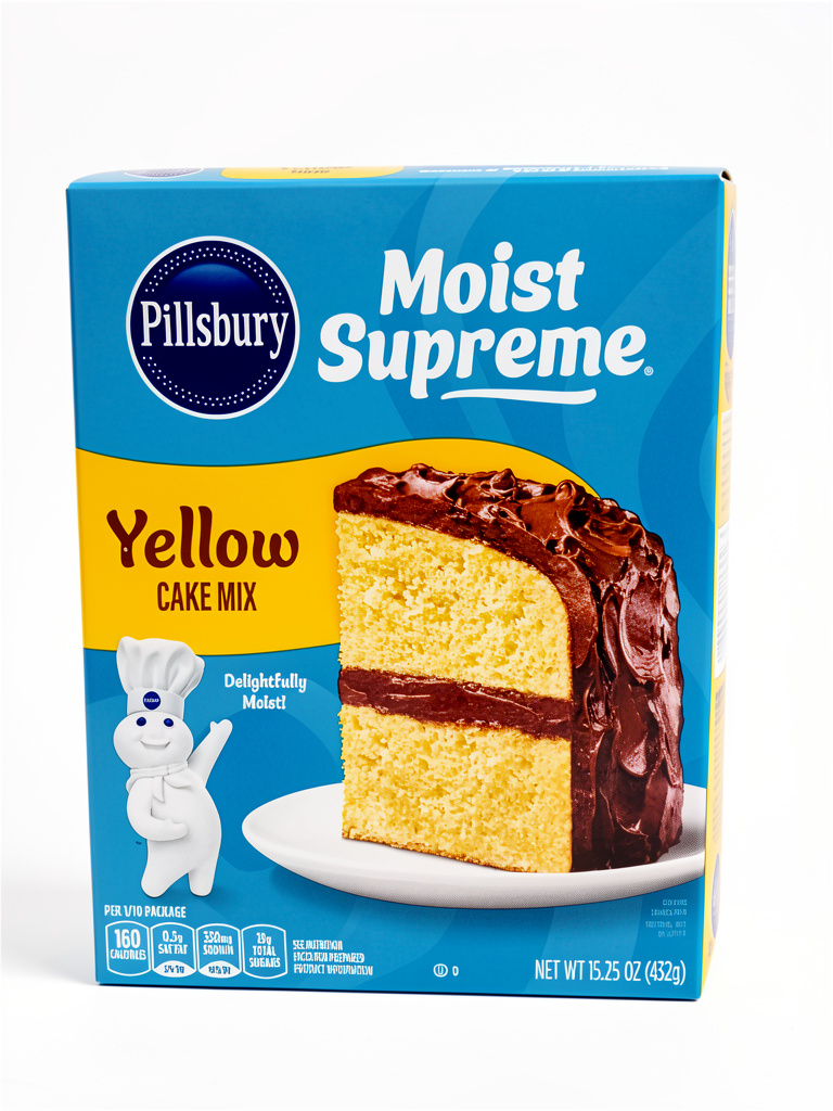 PILLSBURY YELLOW CAKE MIX 432G
