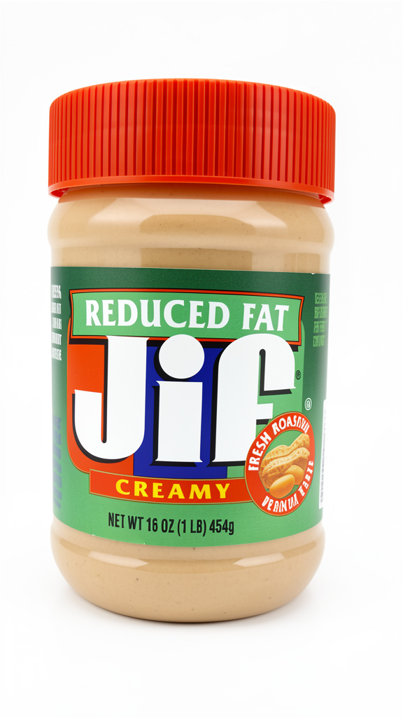 CREMA DE CACAHUATE JIF REDUCED FAT CREAMY 454GR