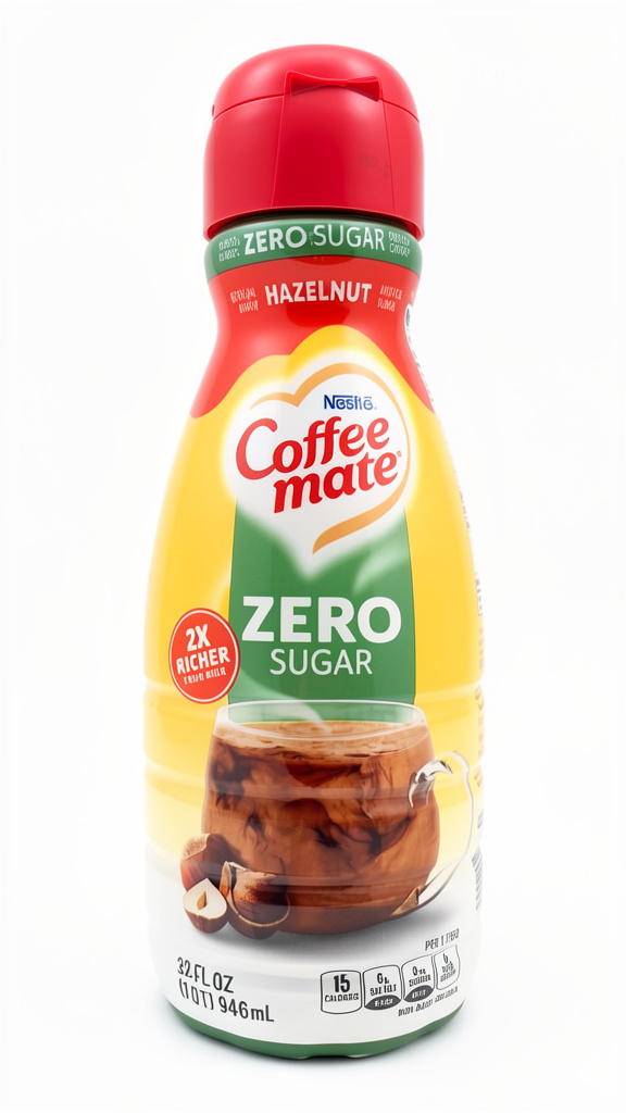 CREMA PARA CAFE COFFEE MATE HAZELNUT ZERO 946ML