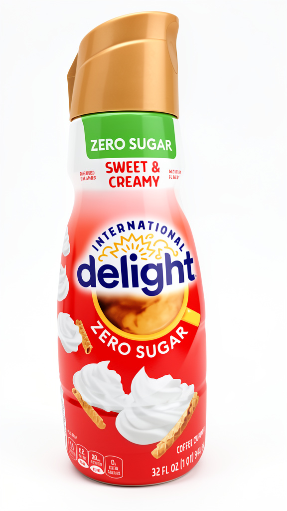 CREMA PARA EL CAFE DELIGHT SWEET & CREAMY  ZERO AZUCAR 946 ML