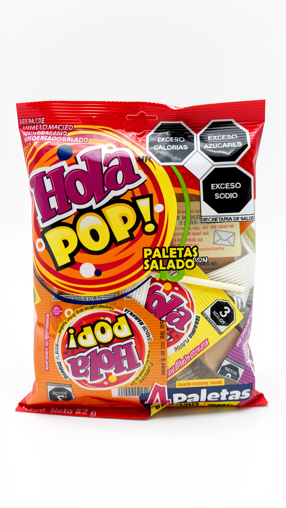 HOLA POP PALETAS SALADO SABORES 52GR