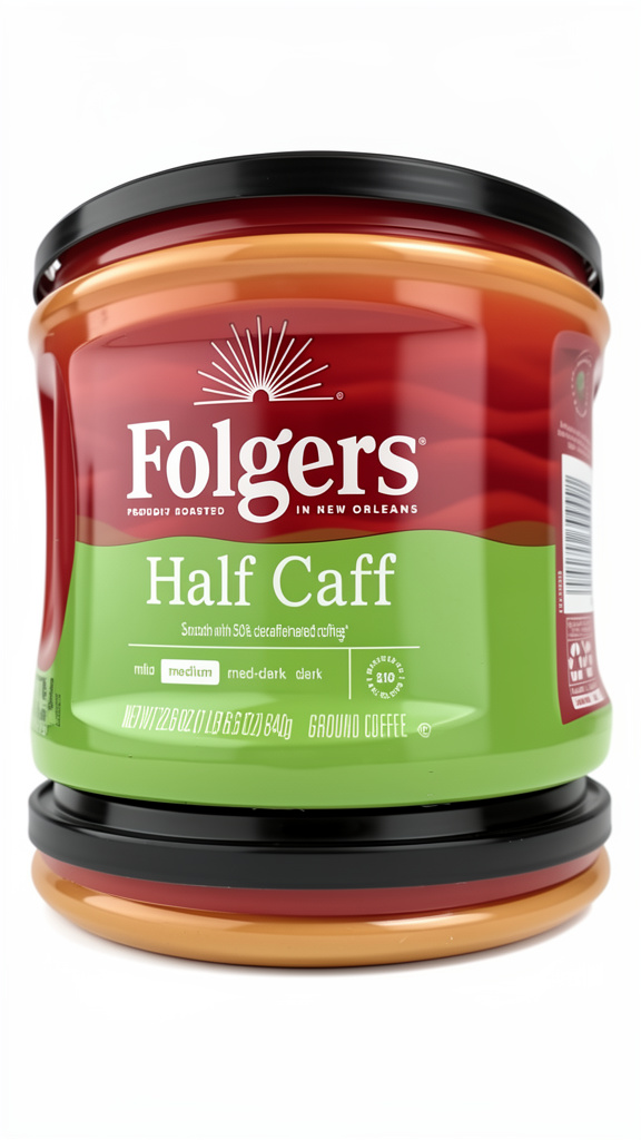 CAFE FOLGERS HALF 640GR