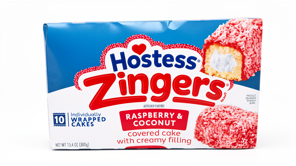 ZINGERS RASPBERRY & COCONUT 380GR