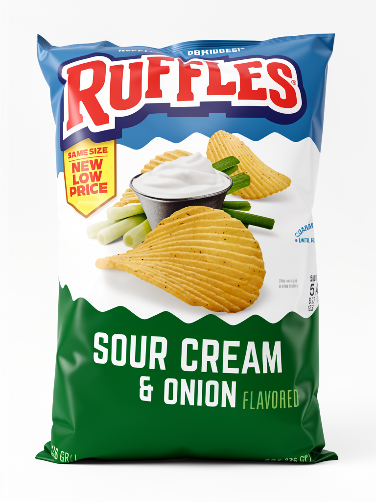 RUFFLES SOUR CREAM & ONION 226 GR