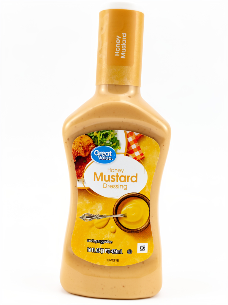 ADEREZO GREAT VALUE HONEY MUSTARD 473ML