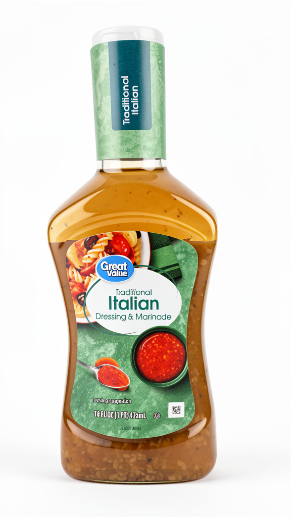ADEREZO GREAT VALUE TRADITIONAL ITALIAN 473ML