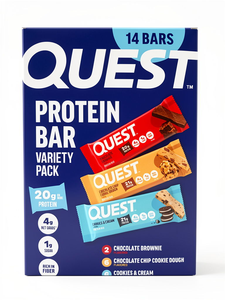 BARRAS DE PROTEINA QUEST 840GR