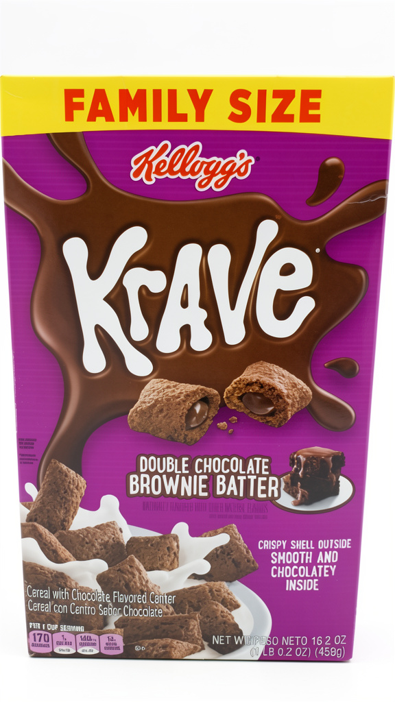 CEREAL KELLOGS KRAVE BROWNIE BATTER 459GR