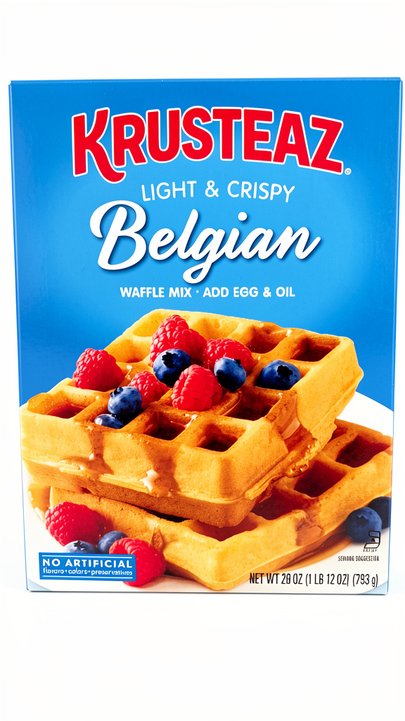 HARINA KRUSTEAZ BELGIAN WAFFLE 793GR