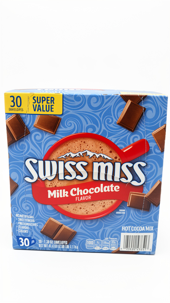 CHOVOLATE SWISS MISS MILK CHOCOLATE 30 ENVELOPES 1.17KG