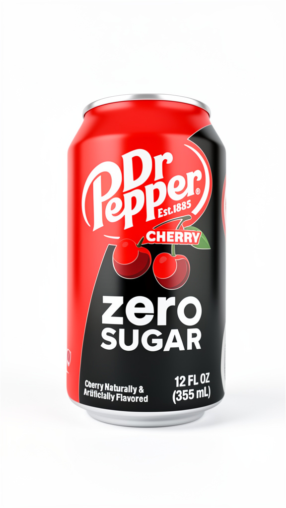 SODA DR PEPPER CHERRY ZERO SIGAR 355ML