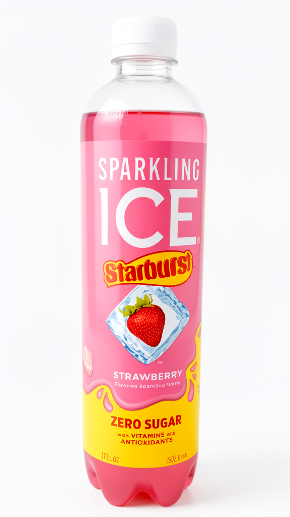 BEBIDA SPARKLING STRAWBERRY ZERO SUGAR 502.8ML