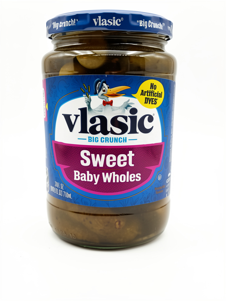 PEPINILLOS VLASIC SWEET BABY WHOLES 710ML