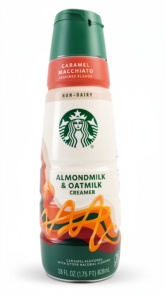 CREMA PARA CAFE STARBUCK ALMONDMILK & OATMILK 828ML