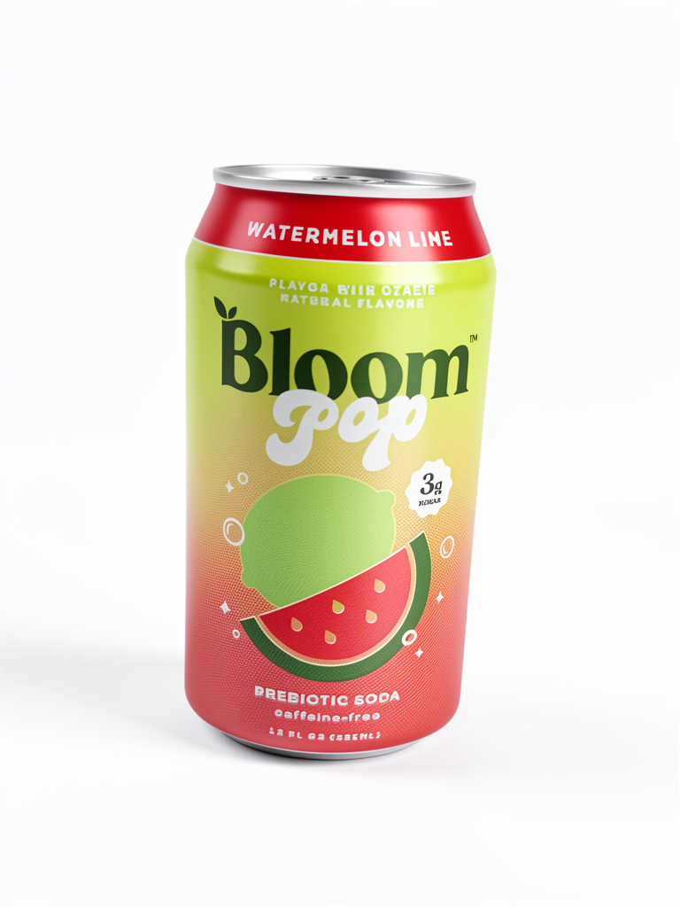 BEBIDA ENERGIZANTE BLOOM POP EATERMELON LIME