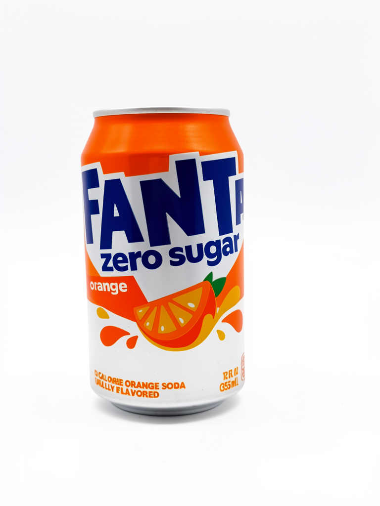 SODA FANTA ZERO SUGAR ORANGE 355ML
