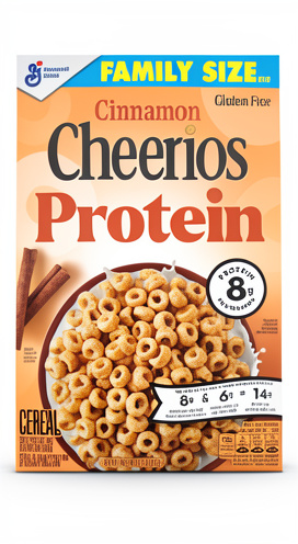 CEREAL CHEERIOS PROTEIN CINNAMON 425GR