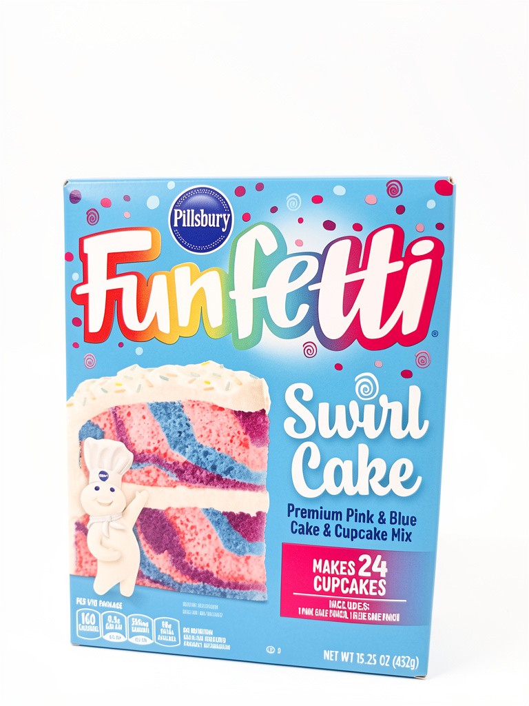 HARINA FUNFETTI SWIRL CAKE 432GR