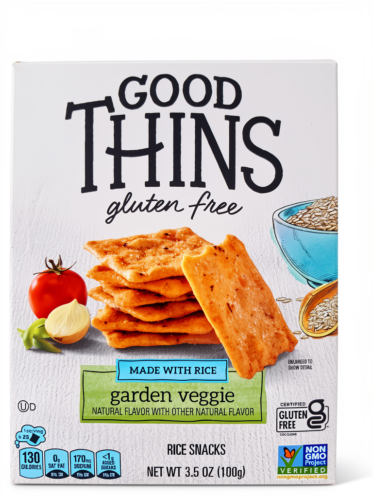 GALLETA GOOD THINS GARDEN VEGGIE 100GR