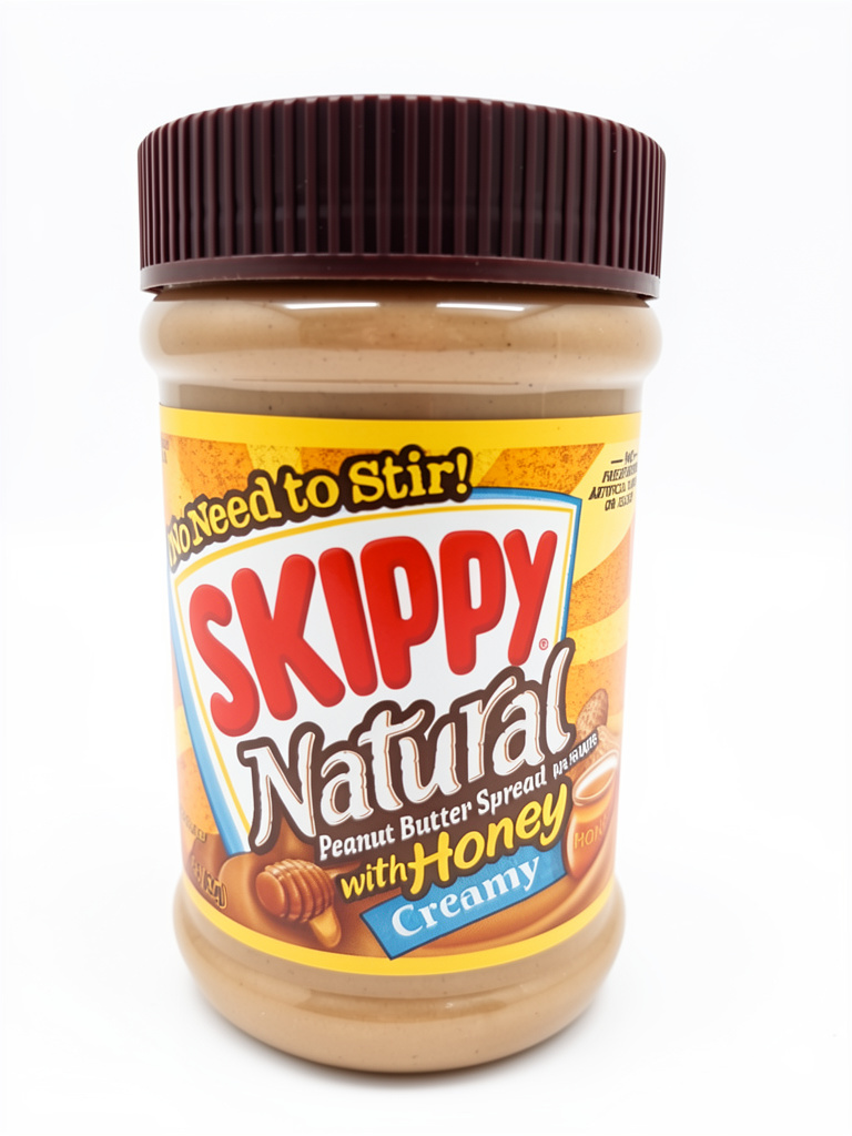 CREMA DE CACAHUATE SKIPPY NATURAL WITH HONEY 425GR