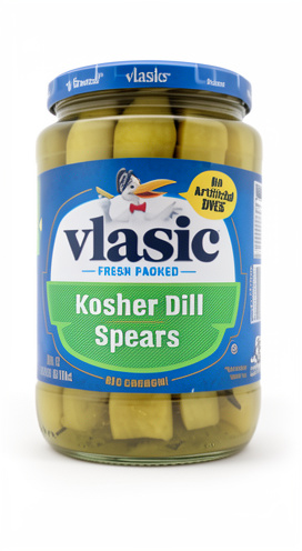 PEPINILLOS VLASIC KOSHER DILL SPEARS 710ML
